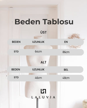 Siyah İnci Düğmeli Plaj Takımı - 2y7221