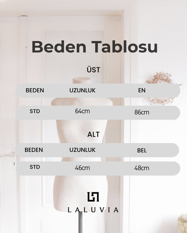Siyah İnci Düğmeli Plaj Takımı - 2y7221