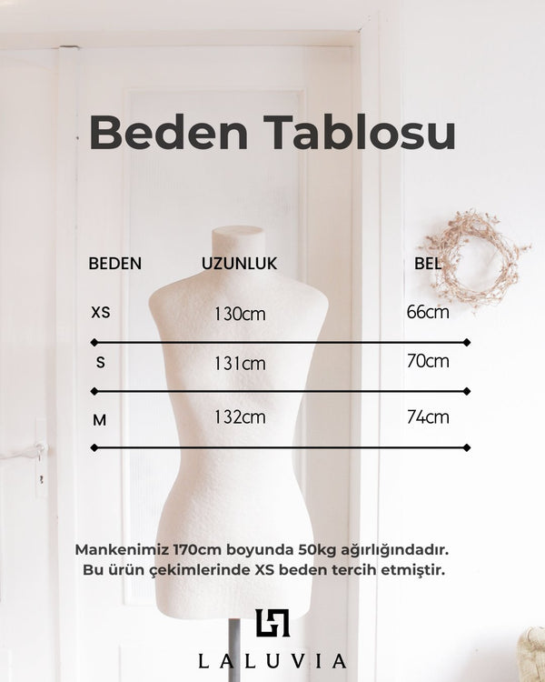 Siyah Ön Bağlama Detaylı Elbise - E4988