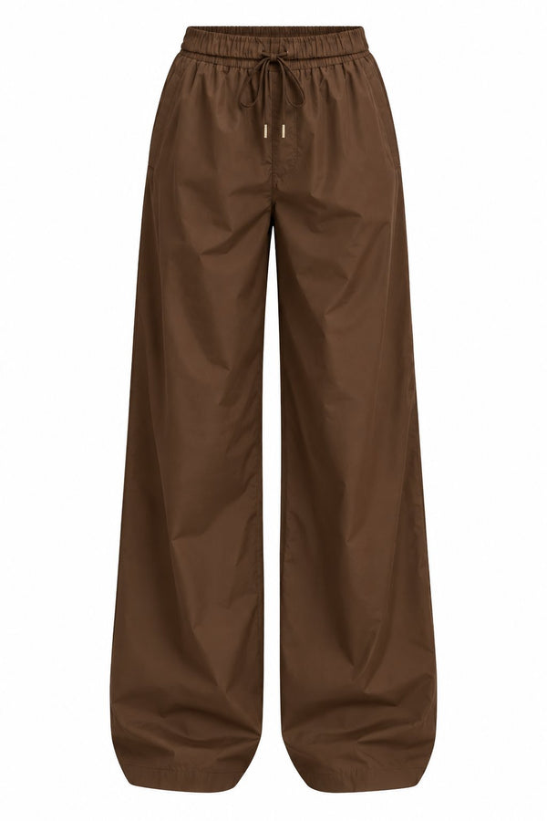 Kahverengi Bomber Saten Pantolon - 2y9663 - 51229