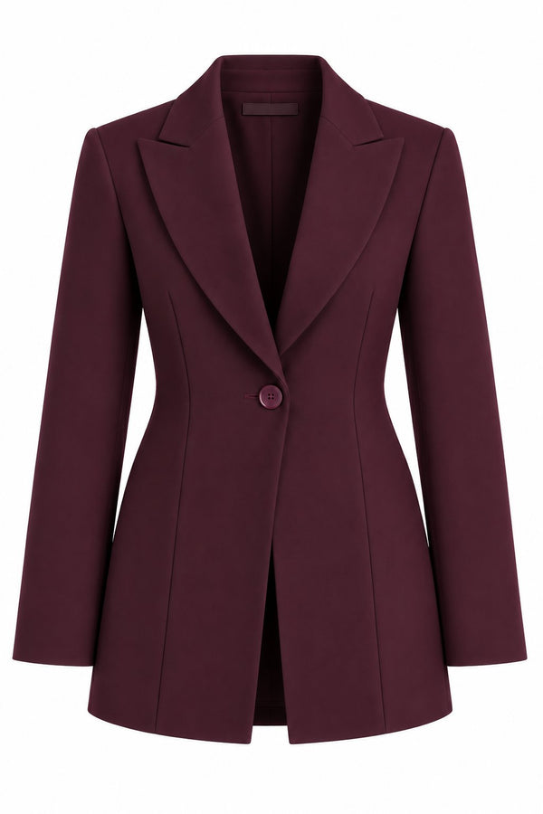Mürdüm Blazer Ceket - 2y9684