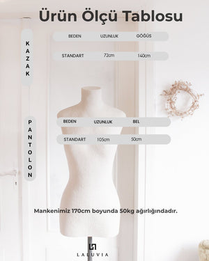 Vizon Fitilli Polo Yaka Pantolon Triko Takım - 2y04588