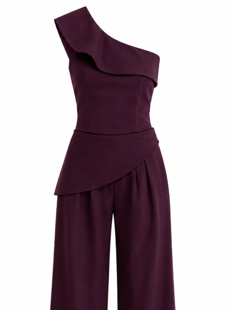 Mürdüm Tasarım Yaka Bluz Pantolon Takım - TK8003