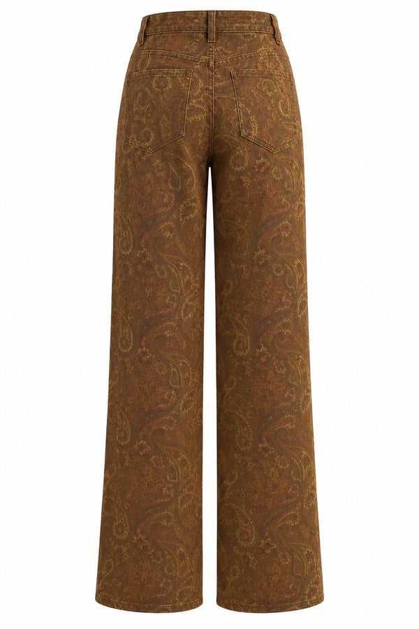 Etnik Desenli Pantolon - 1242