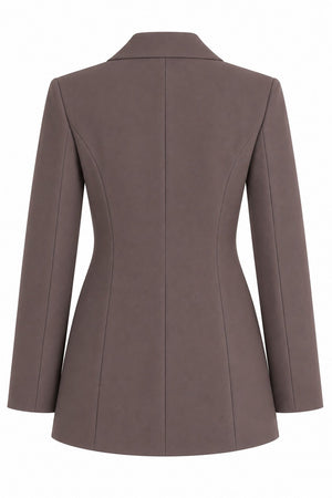 Kahverengi Blazer Ceket - 2y9684