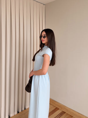 Mavi Pretty Uzun Elbise - 5092