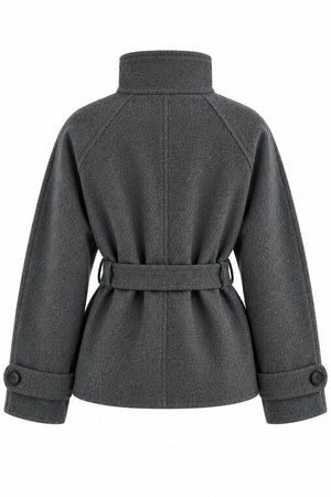Antrasit Trinidad Kaşe Ceket - 508395