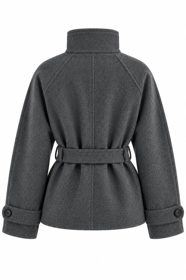 Antrasit Trinidad Kaşe Ceket - 508395