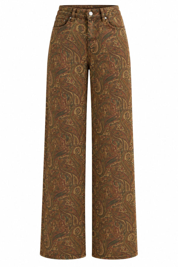 Etnik Desenli Pantolon - 1242