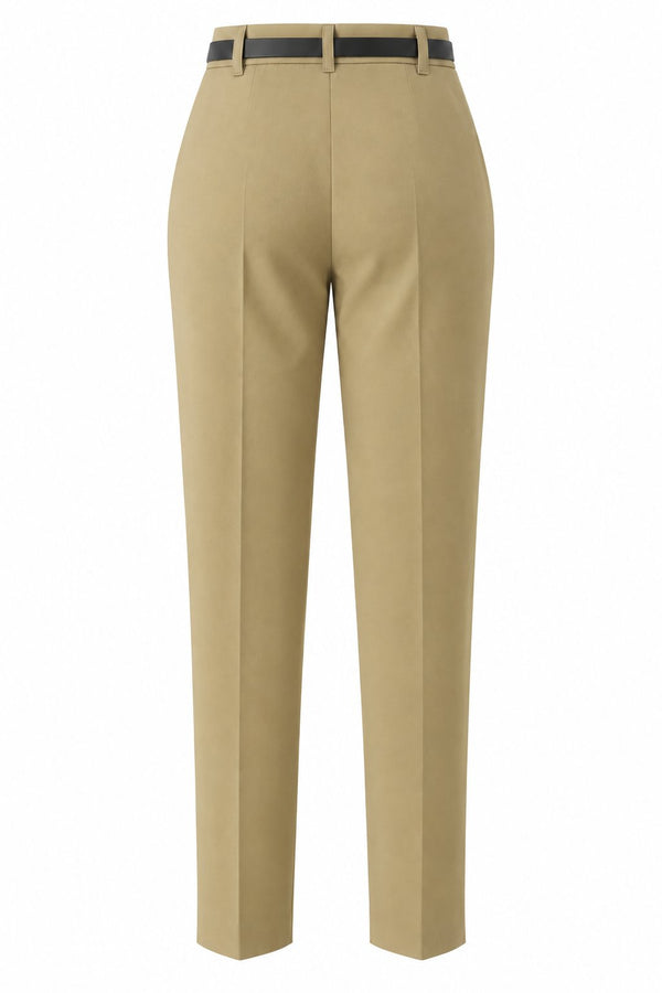 Haki Kemerli Pantolon - 2y3790