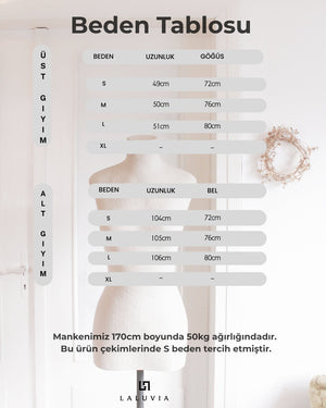 Pembe Desenli Bağlamalı Crop Etek Takım - 30447