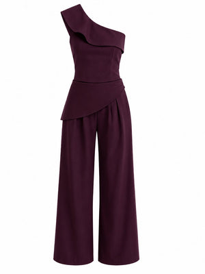 Mürdüm Tasarım Yaka Bluz Pantolon Takım - TK8003