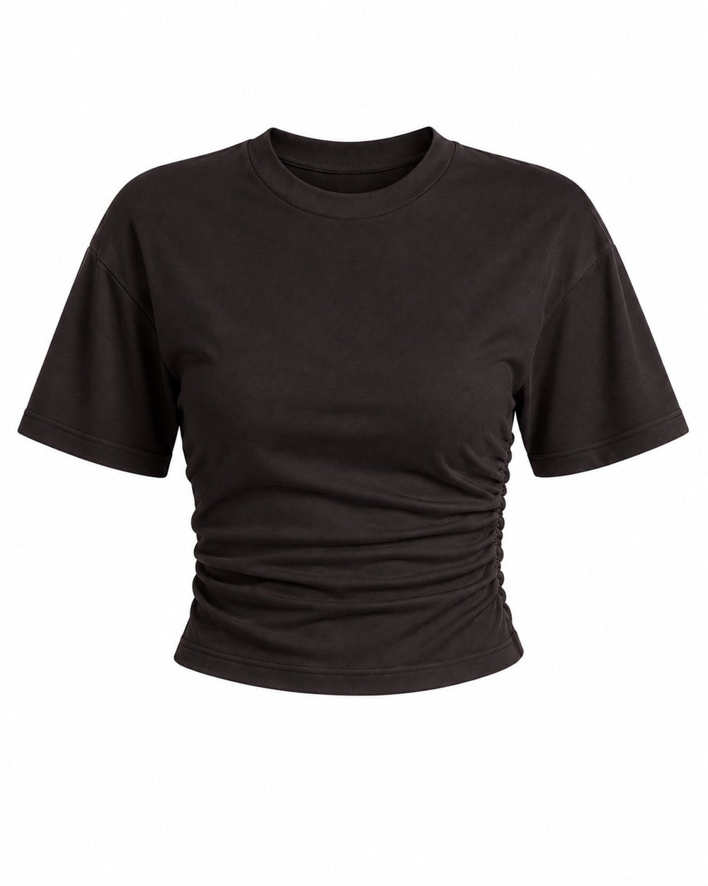Kahverengi Drapeli Body - 2y261003