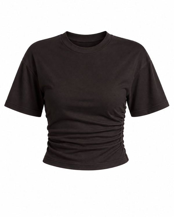 Kahverengi Drapeli Body - 2y261003
