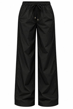 Siyah Bomber Saten Pantolon - 2y9663 - 51229