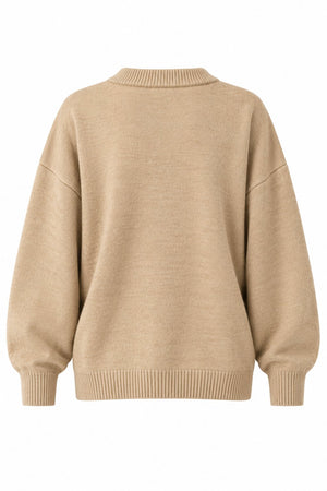 Camel Bisiklet Yaka Yumoş Kazak - 2y0938