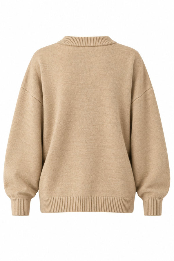 Camel Bisiklet Yaka Yumoş Kazak - 2y0938
