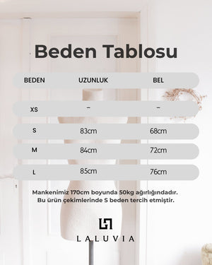 Kahverengi Etek Ucu Dantel Detaylı Kemerli Elbise - 2y35518