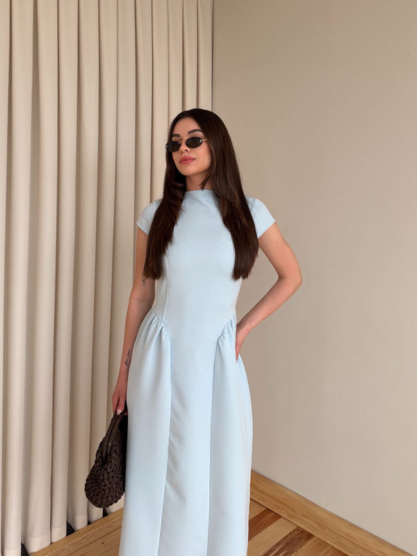 Mavi Pretty Uzun Elbise - 5092