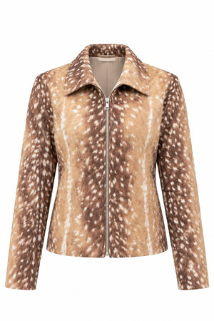 Bambi Desen Fermuarlı Ceket - 40221