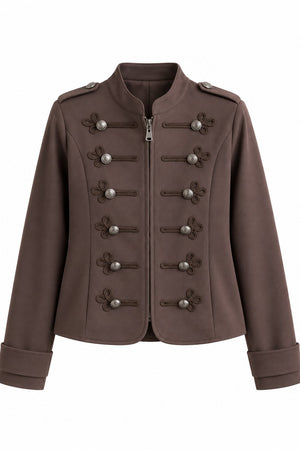 Kahverengi Napolyon Blazer Ceket - 2y9729