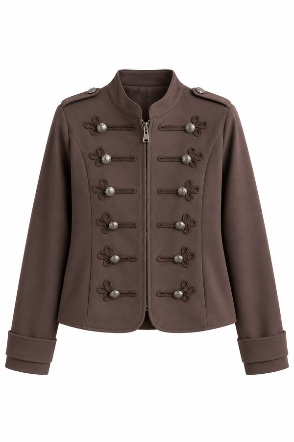Kahverengi Napolyon Blazer Ceket - 2y9729