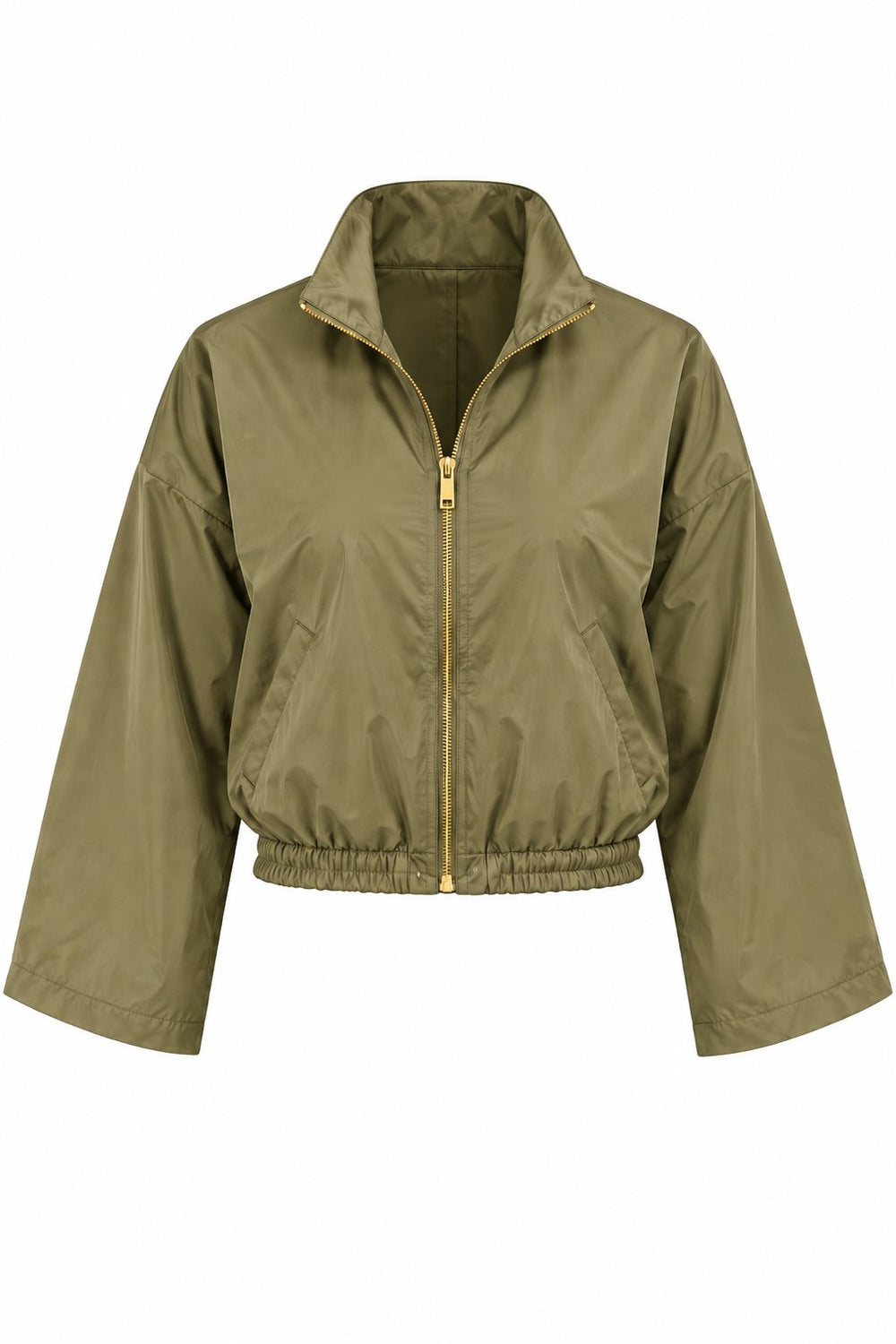 Haki Bomber Saten Ceket - 2y9663 - 51229