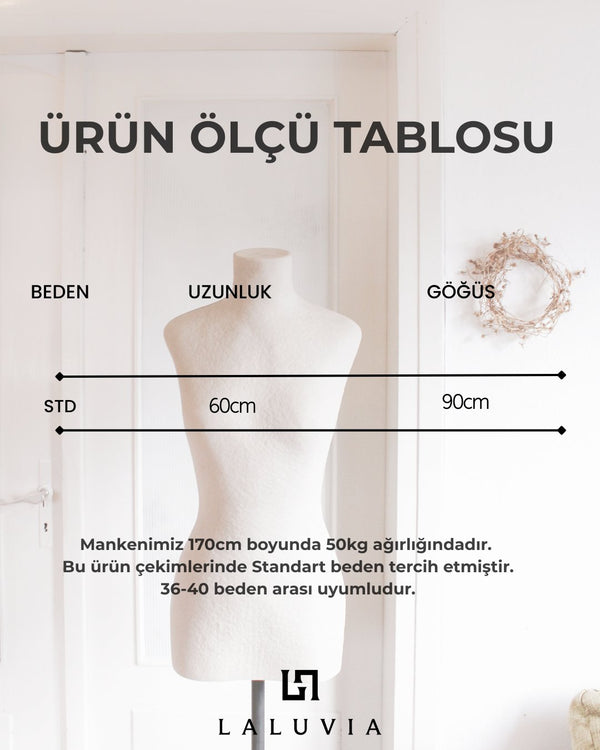 Krem Yumuşak Dokulu Kısa Kollu Kazak - 0086