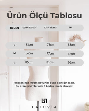 Siyah Desenli Etek - 2y251125