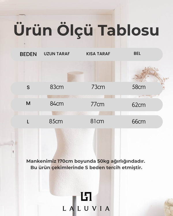 Siyah Desenli Etek - 2y251125