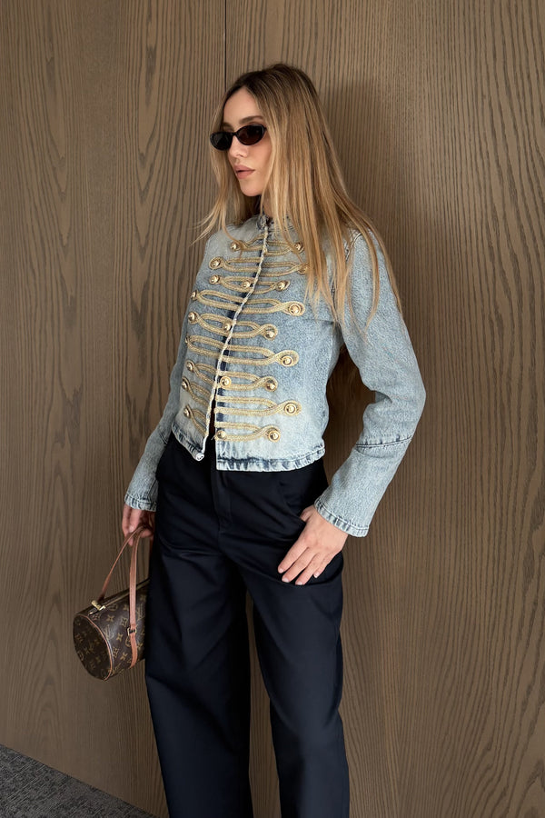 Mavi Gold Aksesuarlı Denim Ceket - 1211