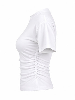 Beyaz Drapeli Body - 2y261003