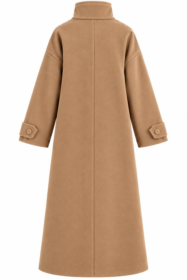 Camel Vittoria Düğme Detaylı Kaban - 2y2511