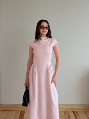 Pembe Pretty Uzun Elbise - 5092