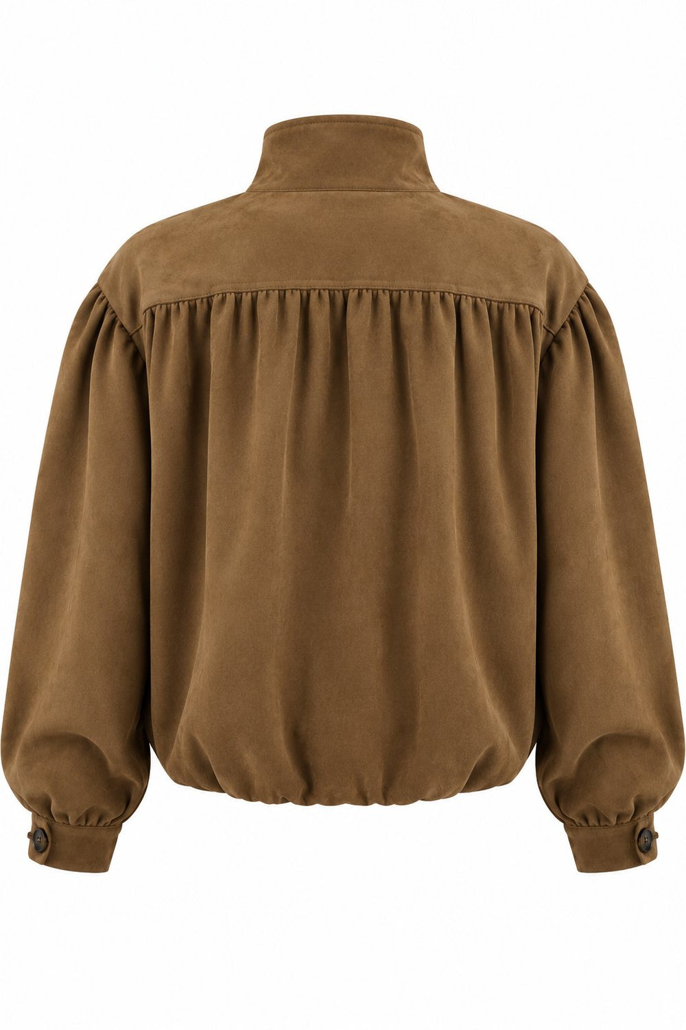 Taba Vatkalı Süet Bomber Ceket - 5180
