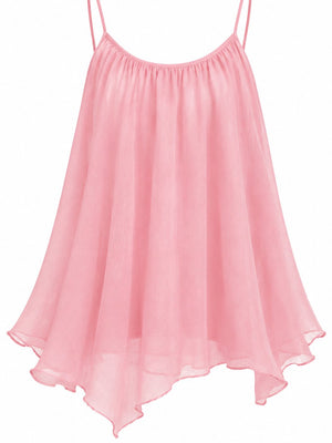 Pembe Askılı Bluz - 5090