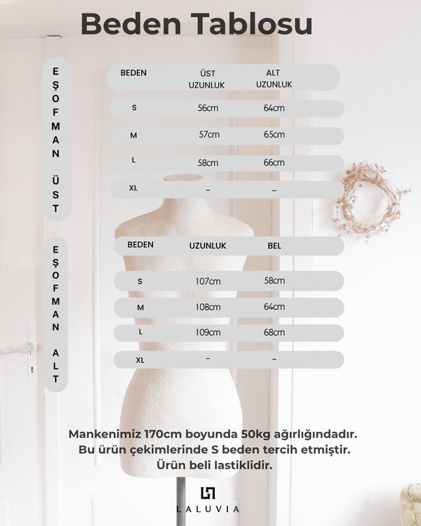 Kahverengi Yarı Fermuarlı Fitilli Takım - 51218
