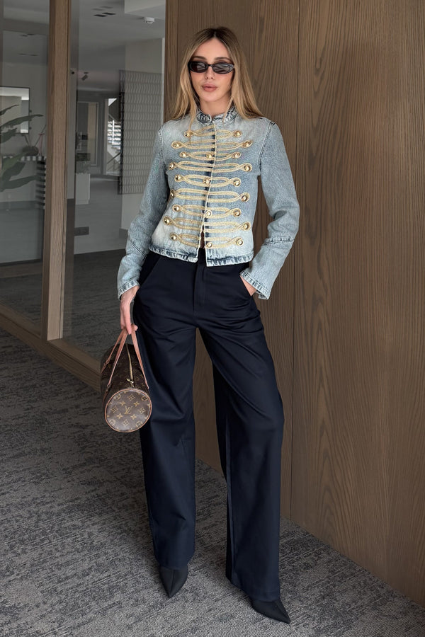Mavi Gold Aksesuarlı Denim Ceket - 1211