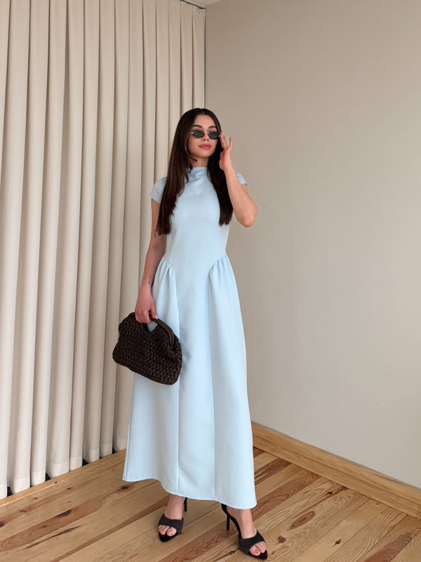 Mavi Pretty Uzun Elbise - 5092