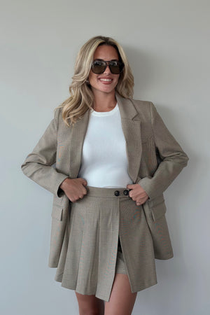 Hardal Ceket Şort Takım - 9546