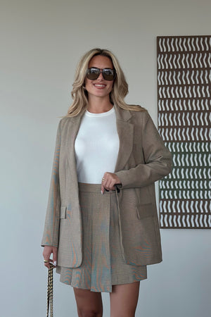 Hardal Ceket Şort Takım - 9546