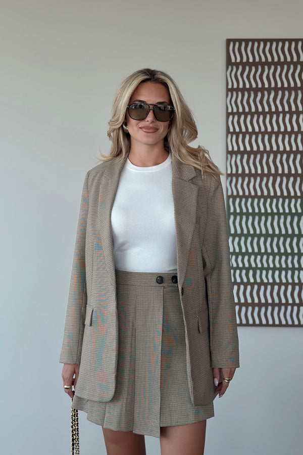 Hardal Ceket Şort Takım - 9546