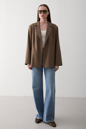 Haki Blazer Ceket - 7619