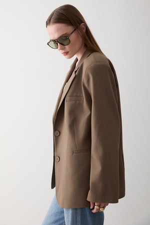 Haki Blazer Ceket - 7619