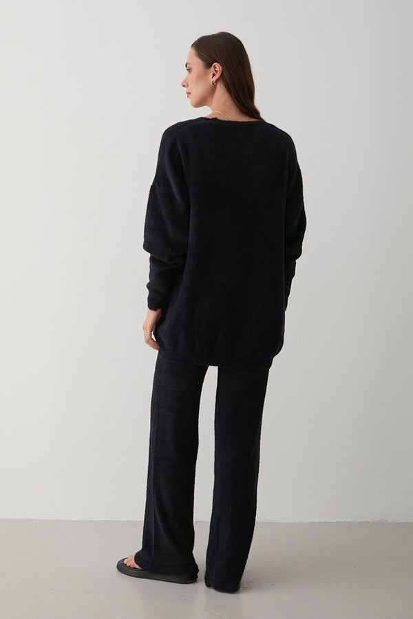 Siyah Yumoş Üçlü Takım