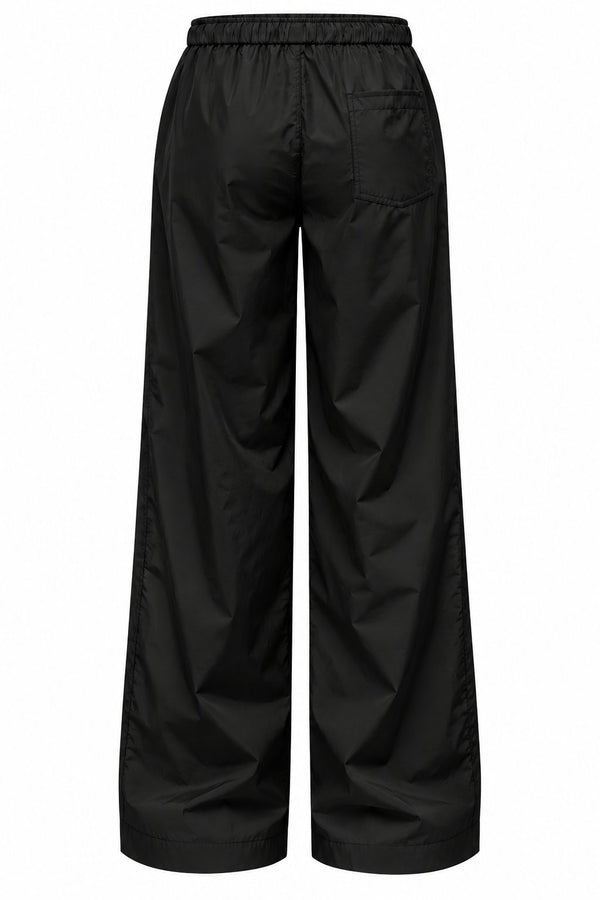 Siyah Bomber Saten Pantolon - 2y9663 - 51229