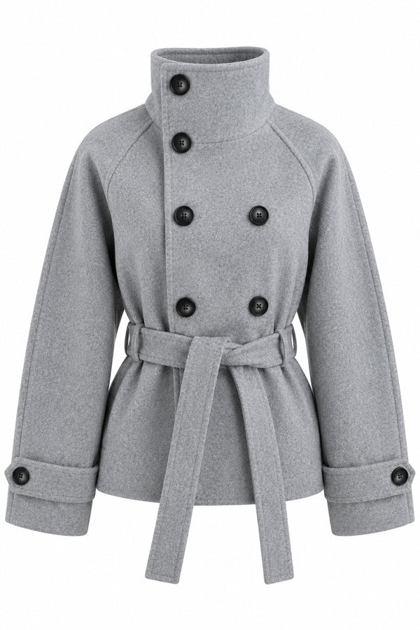 Gri Trinidad Kaşe Ceket - 508395