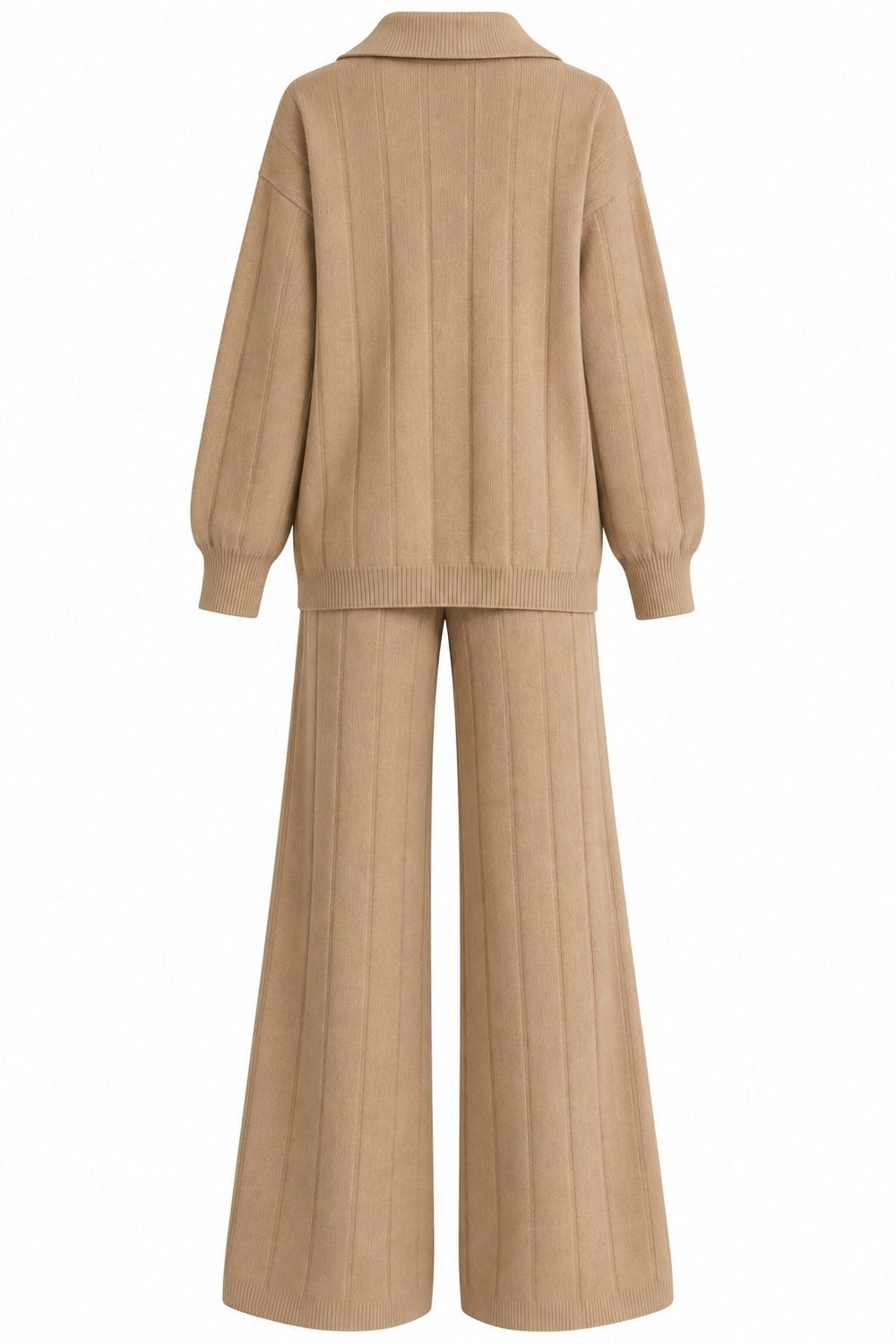 Vizon Fitilli Polo Yaka Pantolon Triko Takım - 2y04588