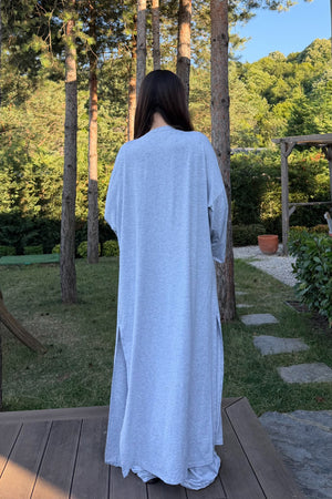 Gri Viskon Üçlü Takım - 4137