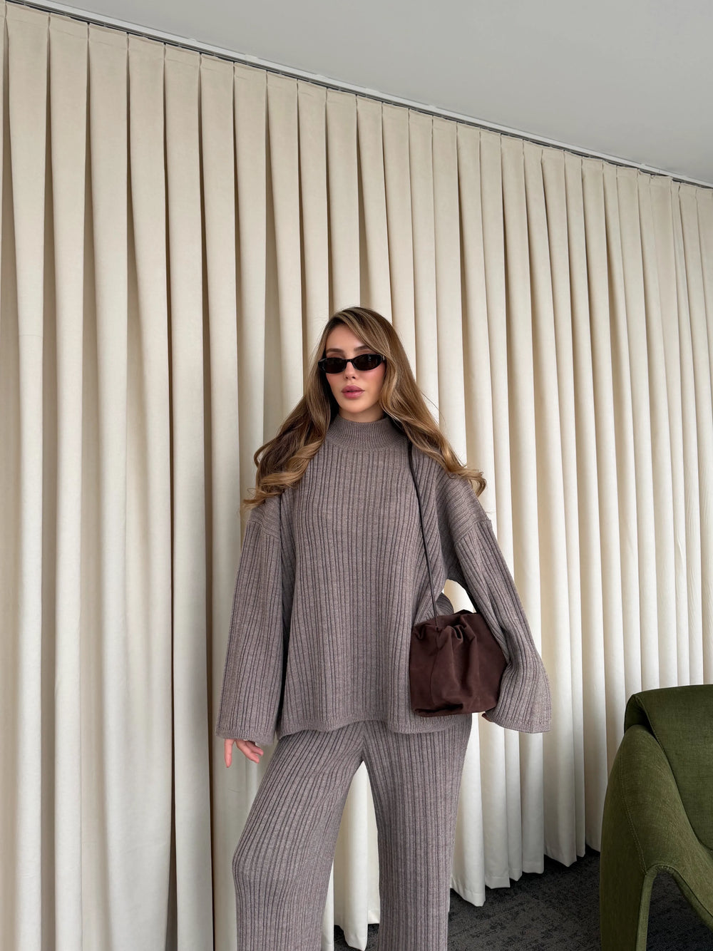 Vizon Örme Triko Takım - 98078